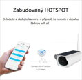 Solární WIFI/HOTSPOT bezpečnostní kamera - SG4000 B