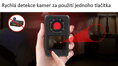 Detektor skrytých kamer a IR LED diod s LCD I