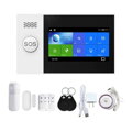Bezdrátový alarmový systém GSM + WiFi s LCD SGuard-10