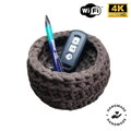 Skrytá 4K WiFi kamera v háčkovaném košíku