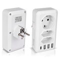 WiFi kamera v rozbočce 230V s USB portem 4K