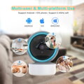 WIFI otočná kamera 360° s SD rekordérem PIR detekcí pohybu U