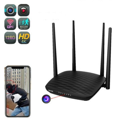 4K WiFi kamera skrytá v routeru