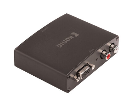 Převodník VGA - HDMI, 2x RCA zásuvka