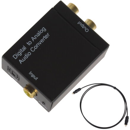 Převodník TOSLINK+COAX/2x CINCH