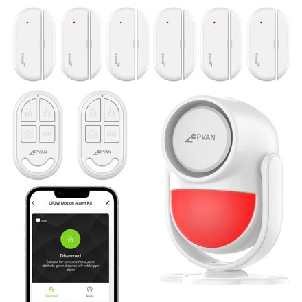 Bezdrátový WiFi alarmový systém SGuard-10S
