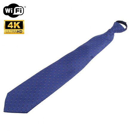 Špionážní wifi kamera v kravatě 4K