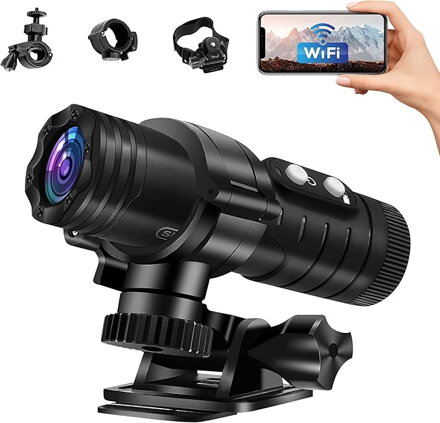 Sportovní kamera 4K s Wi-Fi a SD rekordérem