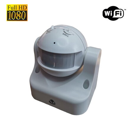 WiFi 4K kamera skrytá v PIR snímači 230V