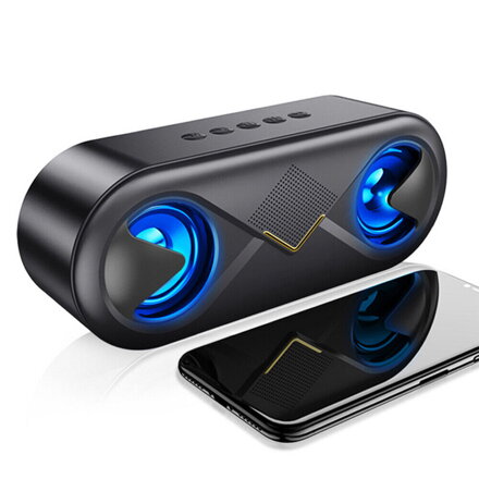 WiFi kamera skrytá v bluetooth reproduktoru 4K - LED soundbar