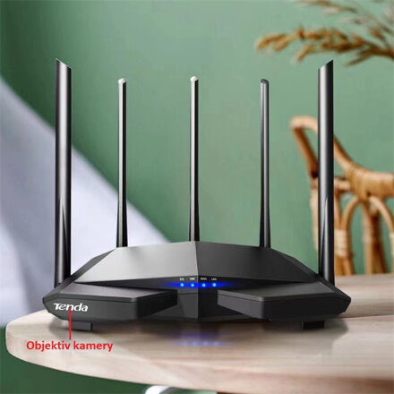 WiFi kamera skrytá v routeru 4K TENDA 