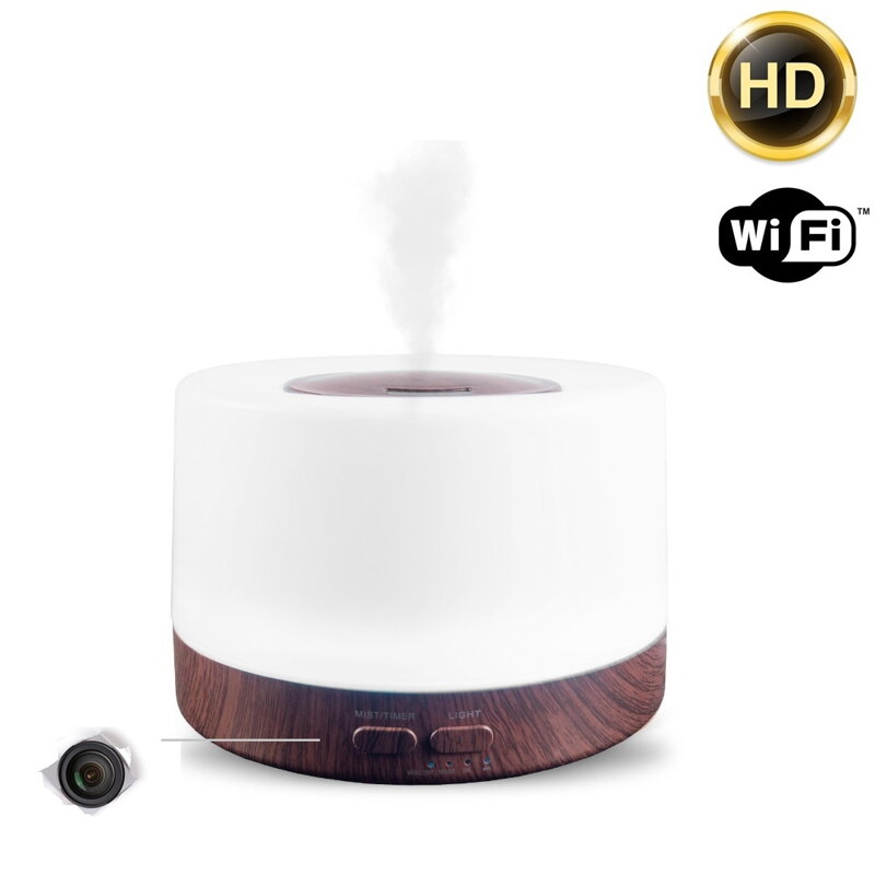 WiFi kamera skrytá v LED aroma difuzéru 4K